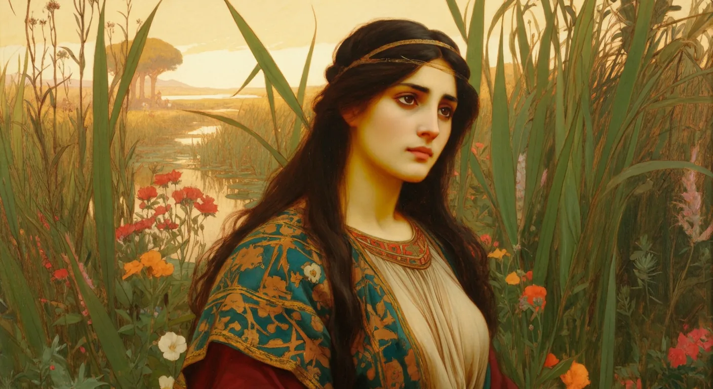 Destruction of Sodom and Gomorrah - Biblical Painting in Pre Raphaelite Style